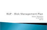 Rup Risk Management Plan
