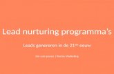 Lead nurturing: geautomatiseerd leads genereren, warm houden en kwalificeren