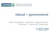 Open Standaarden - Open Data - Open Systemen