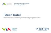 Open Data | Projectoproep Ondernemingsvriendelijke gemeente 2014