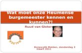 Verkiezing schaduwburgemeester dorpscafé malden ruud van gisteren d.d. 3 3-2011 v.1.0