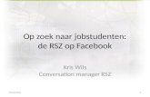 Op zoek naar jobstudenten:  de RSZ op Facebook