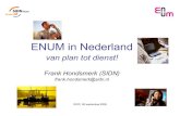 Enum in Nederland - Frank Hondsmerk