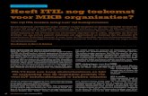 Heeft ITIL nog toekomst voor  MKB organisaties?