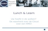Lunch & Learn : Uw hoofd in de wolken? De waarheid over cloud voor KMO's!
