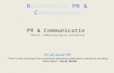 Renzenbrink Pr & Communicatie Presentatie