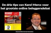 Karel Mercx winnaar grootste online beleggersdebat van Nederland