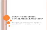 Een tour door het social media landschap l non profitl nov 2011