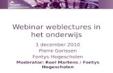 Weblectures in het Onderwijs