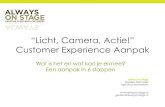 Always onstage customer experience aanpak