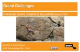 'Grand challenges' voor learning analytics en open en online onderwijs - OWD14