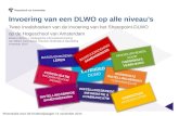 Invoering van een DLWO op alle niveaus - Jan-Willem Doornenbal, Edward Zijlstra - OWD14