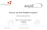09 03 03 Focus Op Delphi Traject