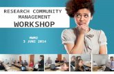 Workshop Community Management MWM2