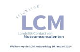 Lcm pp 30 januari 2014 lancering website