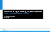 Reverse Engineering Spreadsheets