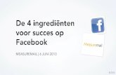 Relatiedag: De 4 ingrediënten voor succes op Facebook