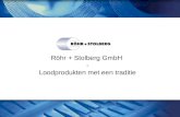 Unternehmenspräsentation der röhr + stolberg gmb h nl