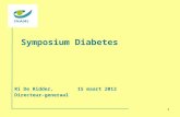 Diabetessymposium rideridder