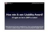 Usability Award Presentatie 15-5-2008