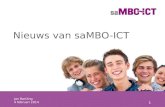 Nieuws van saMBO-ICT