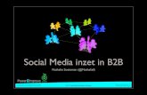 Social media inzet in B2B