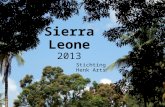 Stichting Henk Arts Reisverslag november 2013 Sierra Leone