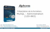 Alphorm.com   Formation MySQL Administration(1Z0-883)