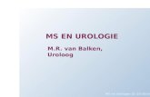 Multiple Sclerose en Urologie