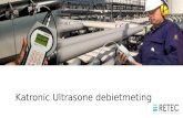 Ultrasone debietmeteing met Katronic @Retec