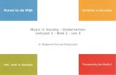 Music in Society Ondernemen lj1 p1 les3