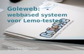 OWD2010 - 5 - Goleweb: webbased systeem voor leerstijl- en motivatietesten met onmiddelijke feedback - Herman van de Mosselaer