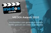 MEDEA Voorbeelden user generated content en het gebruik van video in onderwijs