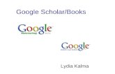 Presentatie Google Scholar/Books