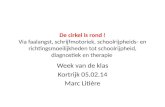 Marc Litière - De cirkel is rond - Week Van De Klas