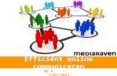 20130107   efficient online communiceren - de acht - berchem