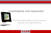 Digital Movie usabilitytest met eyetracker