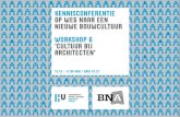 Workshop 6 - Cultuur bij Architecten