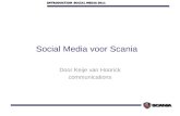 Social media voor Scania Benelux