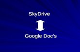 Sky Drive vs Google Docâ€™S