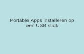 Portable Apps Installeren Op Een Usb Stick