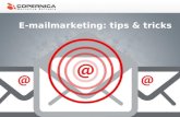 E-mailmarketing tips & tricks: Retail seminar 31 oktober