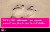 StretchWalker TNS NIPO onderzoek 'ontspannen voeten'