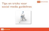 Social media guidelines opstellen voor de organisatie