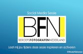 Social media sessie - Beroeps Fotografen Nederland