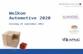 Presentatie automotive 2020 (24/09/2013)