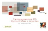 Trainingsprogramma TTT rond Contracting