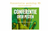 Presentatie conferentie over pesten