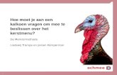 Het Identiteitscongres - 26-03-2013 - Hoe moet je aan een kalkoen vragen om mee te beslissen over het kerstmenu? - Liedewij Trampe en Jeroen Kemperman