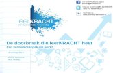 De Doorbraak die LeerKRACHT heet - Nico Verbeij, Marcel Leeksma - OWD14